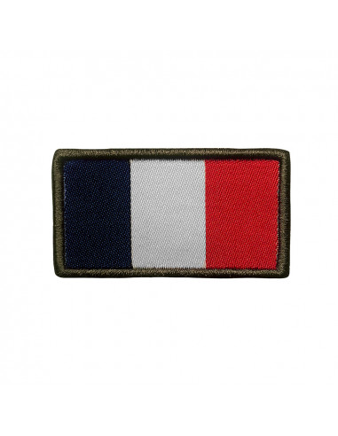 Patch France rectangle couleur