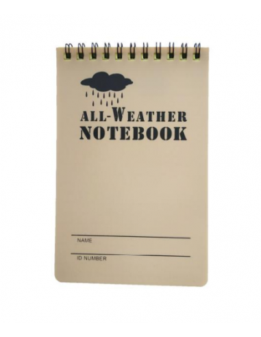 CARNET DE NOTES WATERPROOF