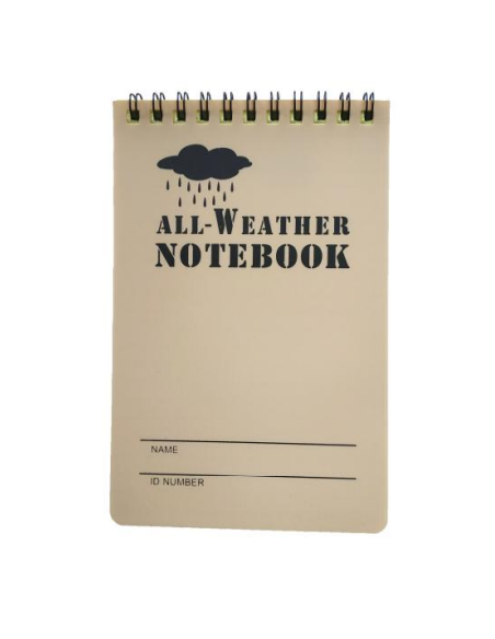 CARNET DE NOTES WATERPROOF