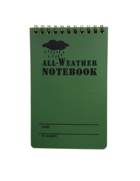 CARNET DE NOTES WATERPROOF