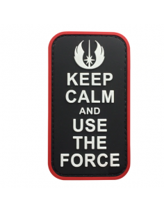 Patch PVC Star Wars Keep Calm and Use the Force