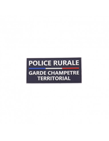 BANDE PVC POITRINE POLICE RURALE / GC Terr LISERE BBR
