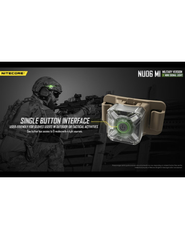 Lampe NU06MI - 8Lm / InfraRouge