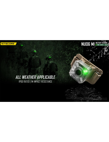 Lampe NU06MI - 8Lm / InfraRouge