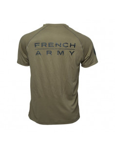 T-SHIRT FRENCH ARMY RESPIRANT VERT OD