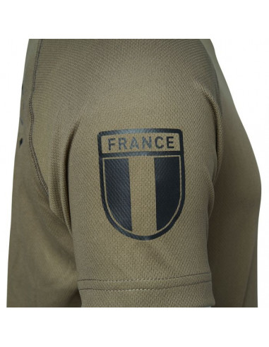 T-SHIRT FRENCH ARMY RESPIRANT VERT OD