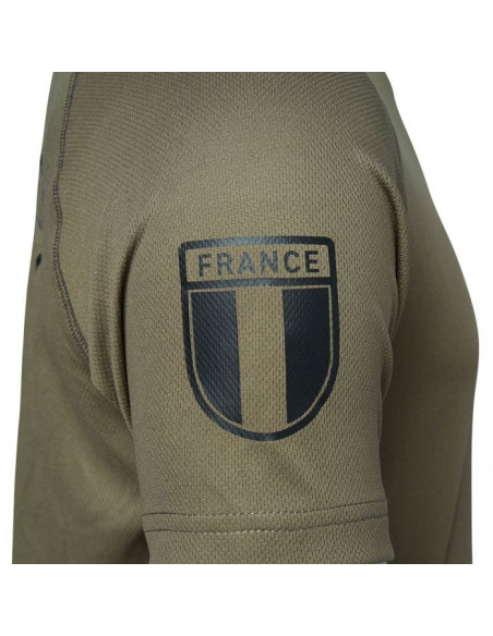T-SHIRT FRENCH ARMY RESPIRANT VERT OD