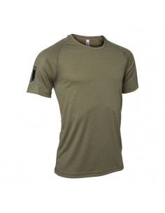T-SHIRT FRENCH ARMY RESPIRANT VERT OD 2