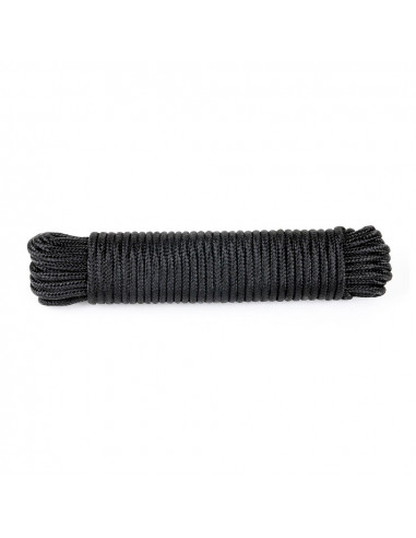 Drisse corde Ø 7 mm - longueur 15 m Noir