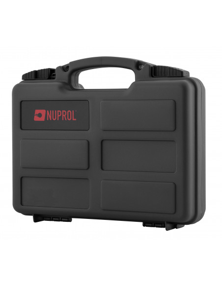 MALLETTE POUR ARME DE POING MOUSSE PRÉDÉCOUPÉE NOIR