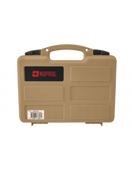 MALLETTE POUR ARME DE POING MOUSSE PRÉDÉCOUPÉE TAN