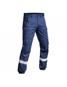PANTALON HV-TAPE SECU-ONE BLEU MARINE 2