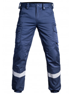 PANTALON HV-TAPE SECU-ONE V2 BLEU MARINE 2