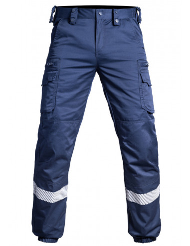 PANTALON HV-TAPE SECU-ONE V2 BLEU MARINE
