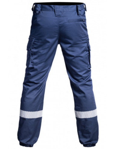 PANTALON HV-TAPE SECU-ONE V2 BLEU MARINE