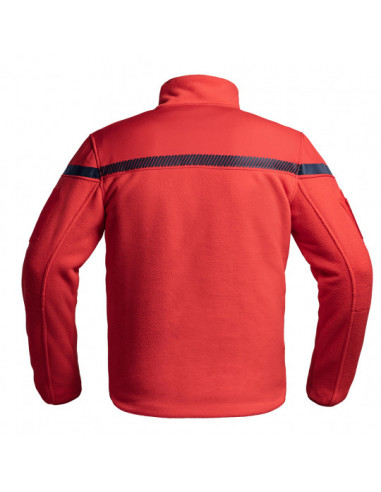 VESTE POLAIRE SECU-ONE SECURITE INCENDIE ROUGE