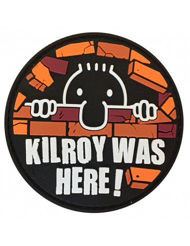 PATCH PVC KILROY WAS HERE