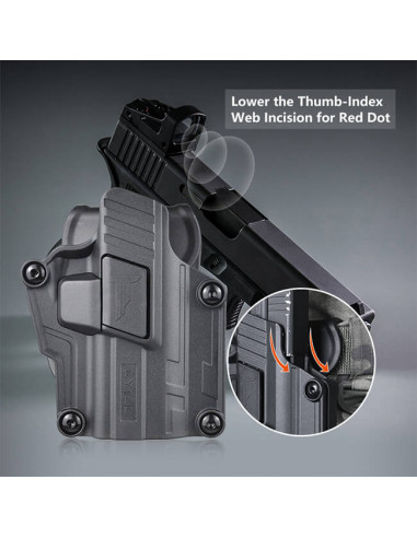 HOLSTER UNIVERSEL MEGA-FIT GEN2