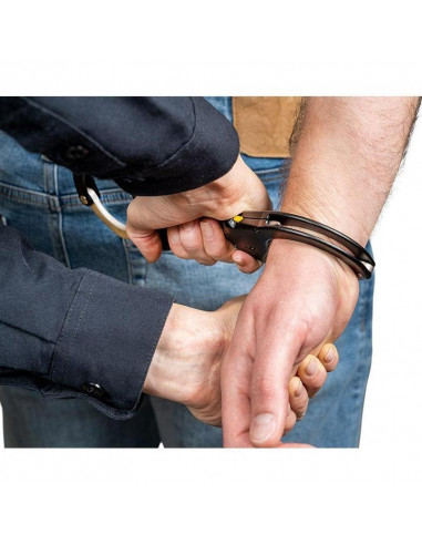 MENOTTES ULTRA PLUS ALU CHAÎNE TACTICAL (Yellow...