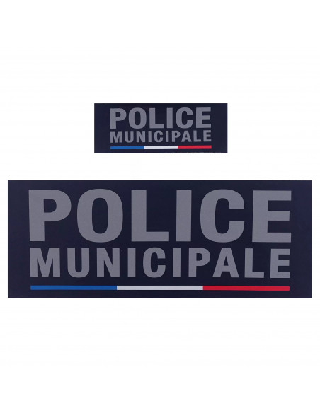 BANDE FLAP DOS RETROREFLECHISSANT PM FOND MARINE