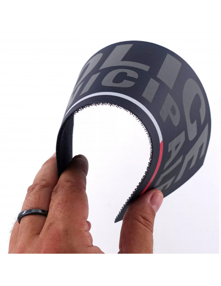 BANDE FLAP DOS RETROREFLECHISSANT PM FOND MARINE