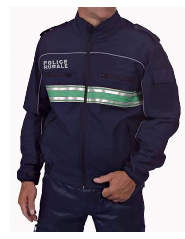 SOFTSHELL POLICE RURALE BANDE VERTE