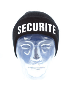 BONNET NOIR SECURITE MAILLE THINSULATE