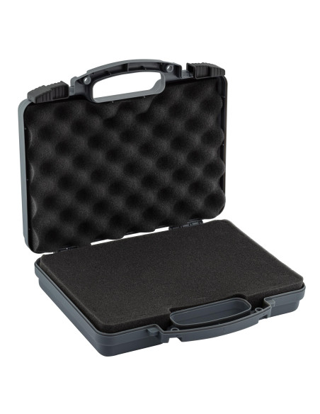 MALLETTE POUR ARME DE POING MOUSSE PRÉDÉCOUPÉE GRIS