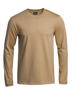 T-SHIRT STRONG MANCHES LONGUES TAN