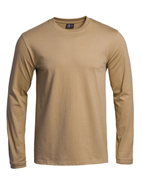 T-SHIRT STRONG MANCHES LONGUES TAN