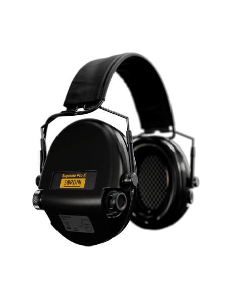 Casque anti-bruit Suprême Pro-X SLIM Noir serre-tête cuir