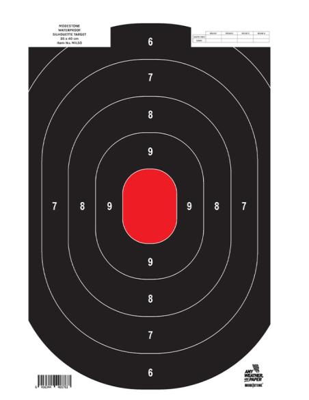 Lot/10 cibles à 25 mètres tout-temps 35 x 40 cm Lot/10 cibles à 25 mètres tout-temps 35 x 40 cm