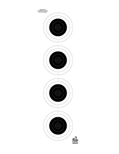 Lot/10 cibles sniper tout-temps 20 x 60 cm