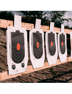 LOT/100 CIBLES A 25 METRES TOUT-TEMPS 35 x 40CM 2