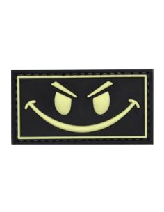 PATCH PVC Big Evil Smiley Noir