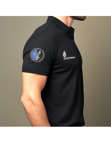 POLO GENDARMERIE RESPIRANT COOLDRY  NOIR