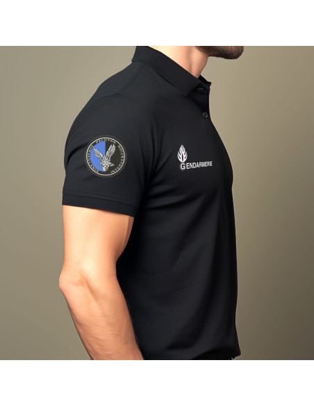 POLO GENDARMERIE RESPIRANT COOLDRY  NOIR