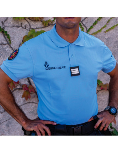 POLO GENDARMERIE RESPIRANT COOLDRY  BLEU