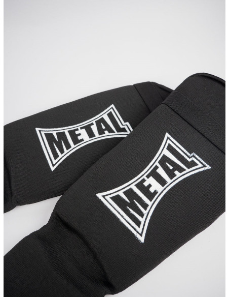 PROTEGE TIBIA+PIED COTON ELAST. NOIR