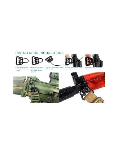 ATTACHE SANGLE ULOOP 1,25 INCH