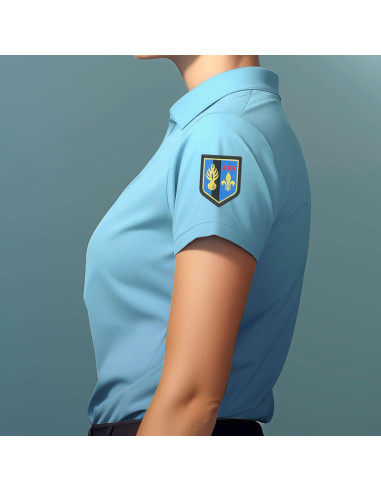 POLO GENDARMERIE RESPIRANT COOLDRY FEMME - BLEU