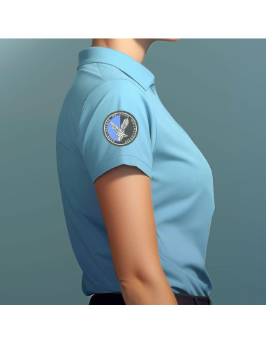 POLO GENDARMERIE RESPIRANT COOLDRY FEMME - BLEU