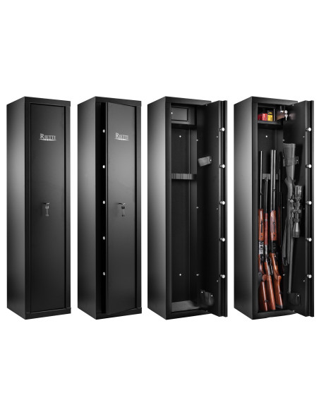 COFFRE 7 ARMES SERRURE A CLEF 1500x350x330 mm - 2mm