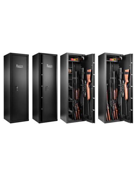 COFFRE 9 ARMES SERRURE A CLEF 1500x450x400 mm - 2mm