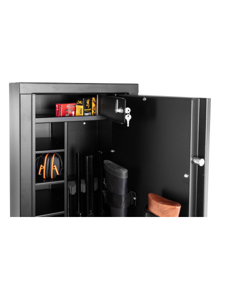 COFFRE 9 ARMES SERRURE A CLEF 1500x450x400 mm - 2mm