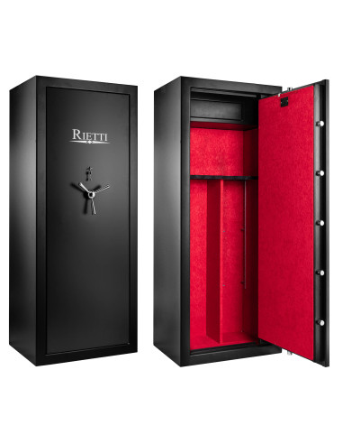 COFFRE 18 ARMES SERRURE A CLEF 1500x600x450 mm...