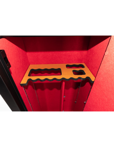 COFFRE 18 ARMES SERRURE A CLEF 1500x600x450 mm...