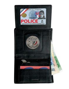 PORTE FEUILLE 3 VOLETS AVEC EMPLACEMENT MEDAILLE