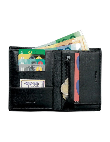 PORTE FEUILLE 3 VOLETS AVEC EMPLACEMENT MEDAILLE