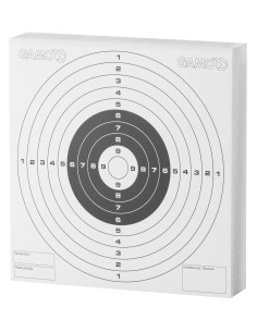 PAQUET DE 100 CIBLES CARTONNEES 14cm x 14cm 2